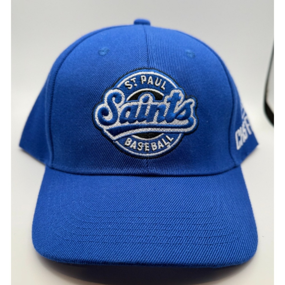 St. Paul Saints Baseball Cap Hat CHS Field Minor League Adjustable Blue APC